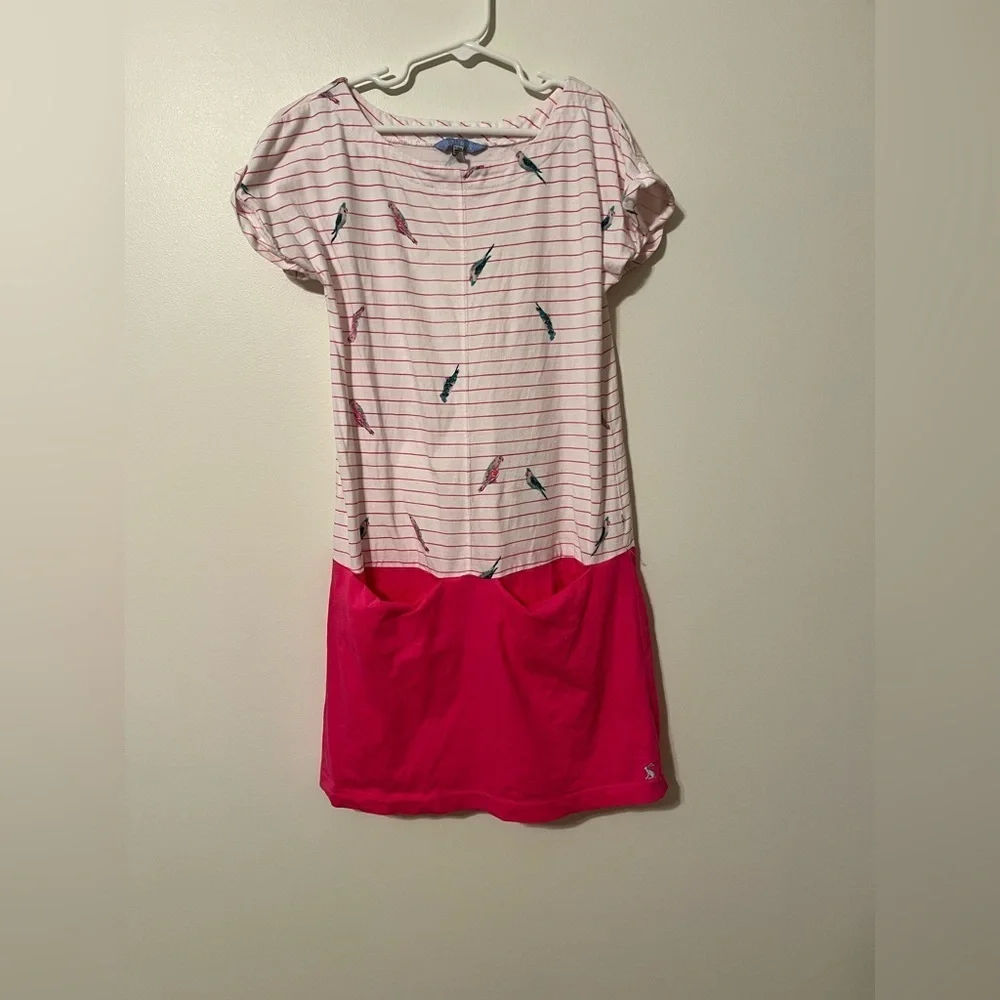 Joules parrot print
